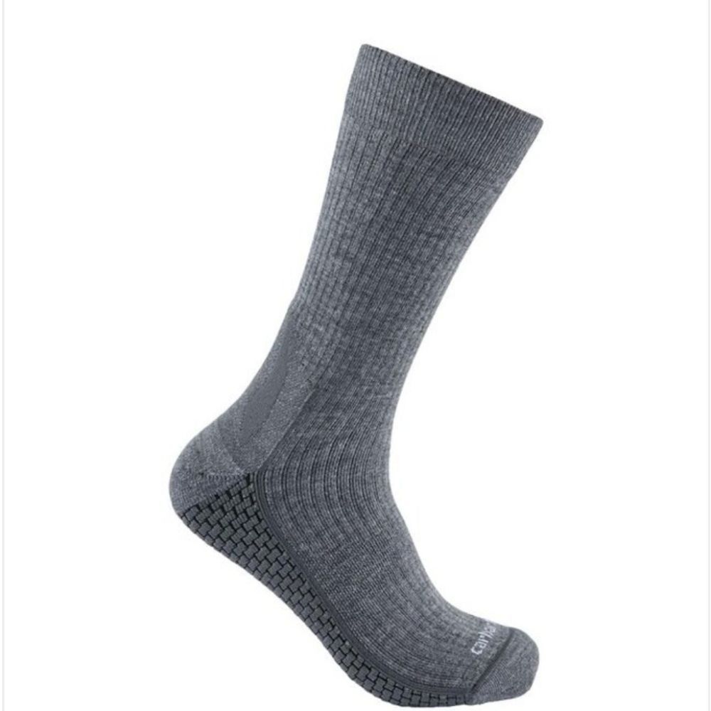 Carhartt Force Grid Midweight  Crew Socks- Asphalt Heather